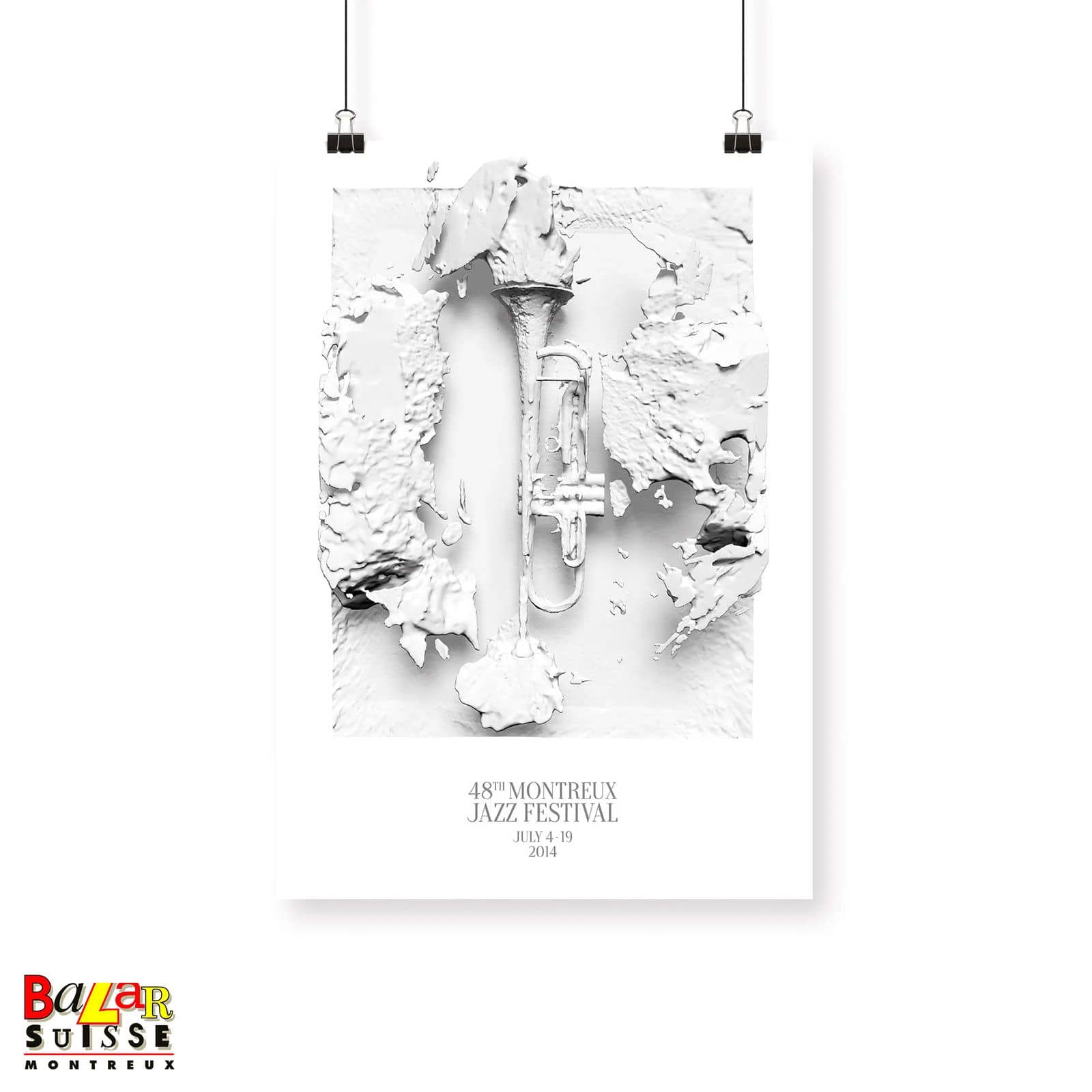 Affiche Montreux Jazz Festival 2014 - Yoann Lemoine