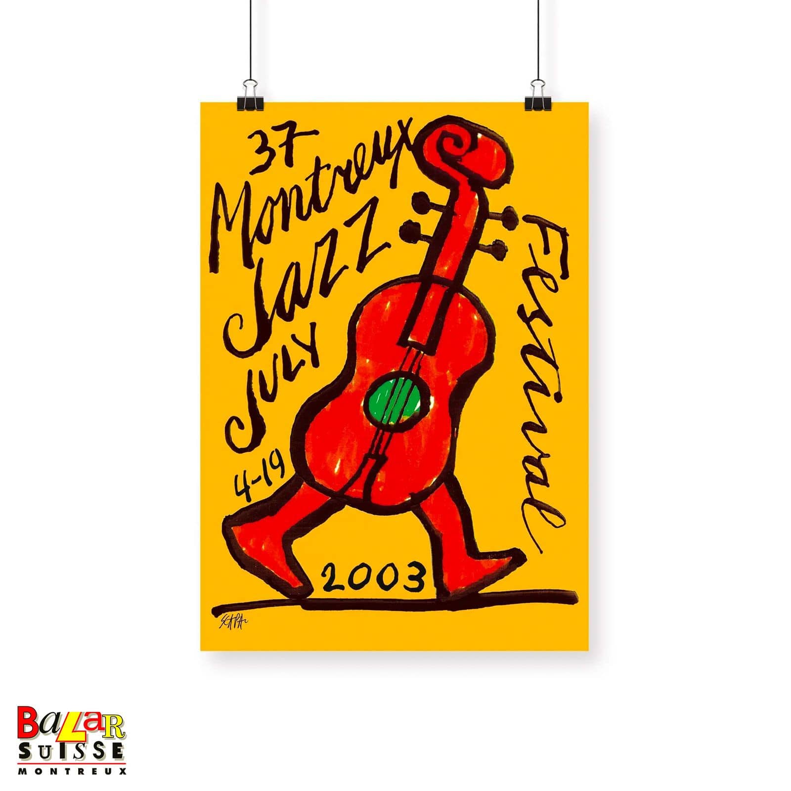 Affiche Montreux Jazz Festival 2003 - Ted Scapa