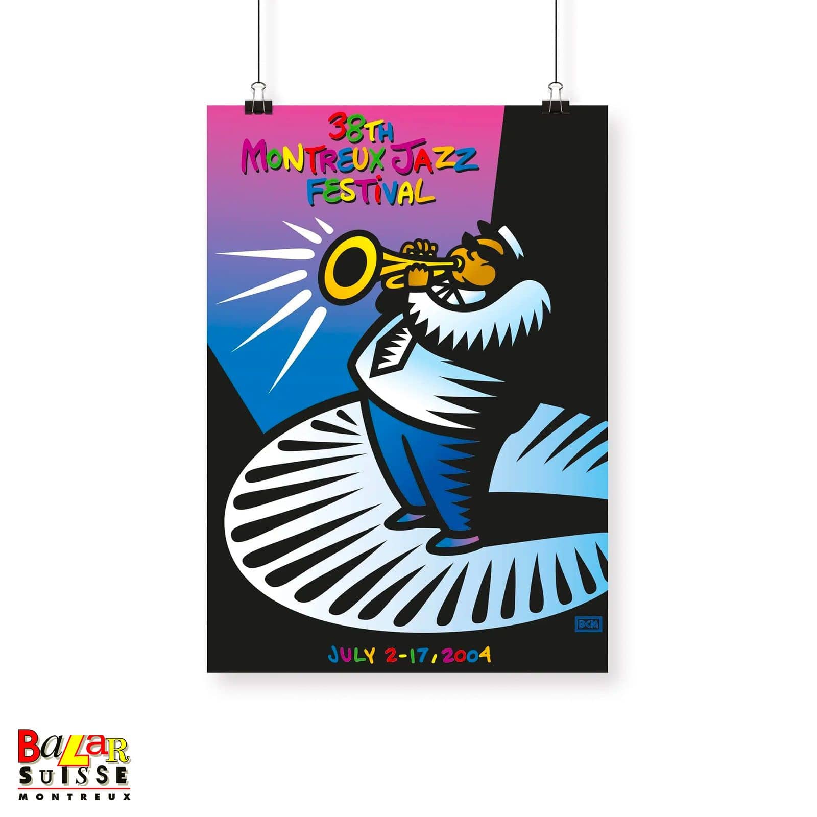 Affiche Montreux Jazz Festival 2004 - Burton Morris
