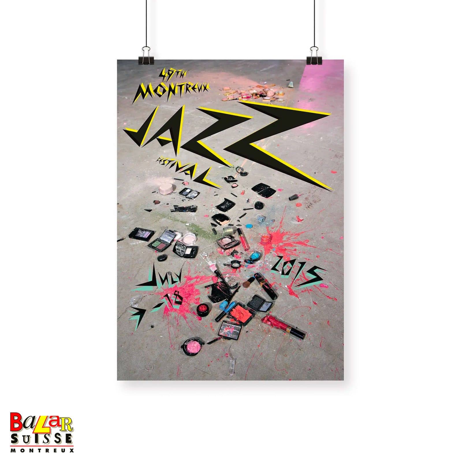 Affiche Montreux Jazz Festival 2015 - Sylvie Fleury