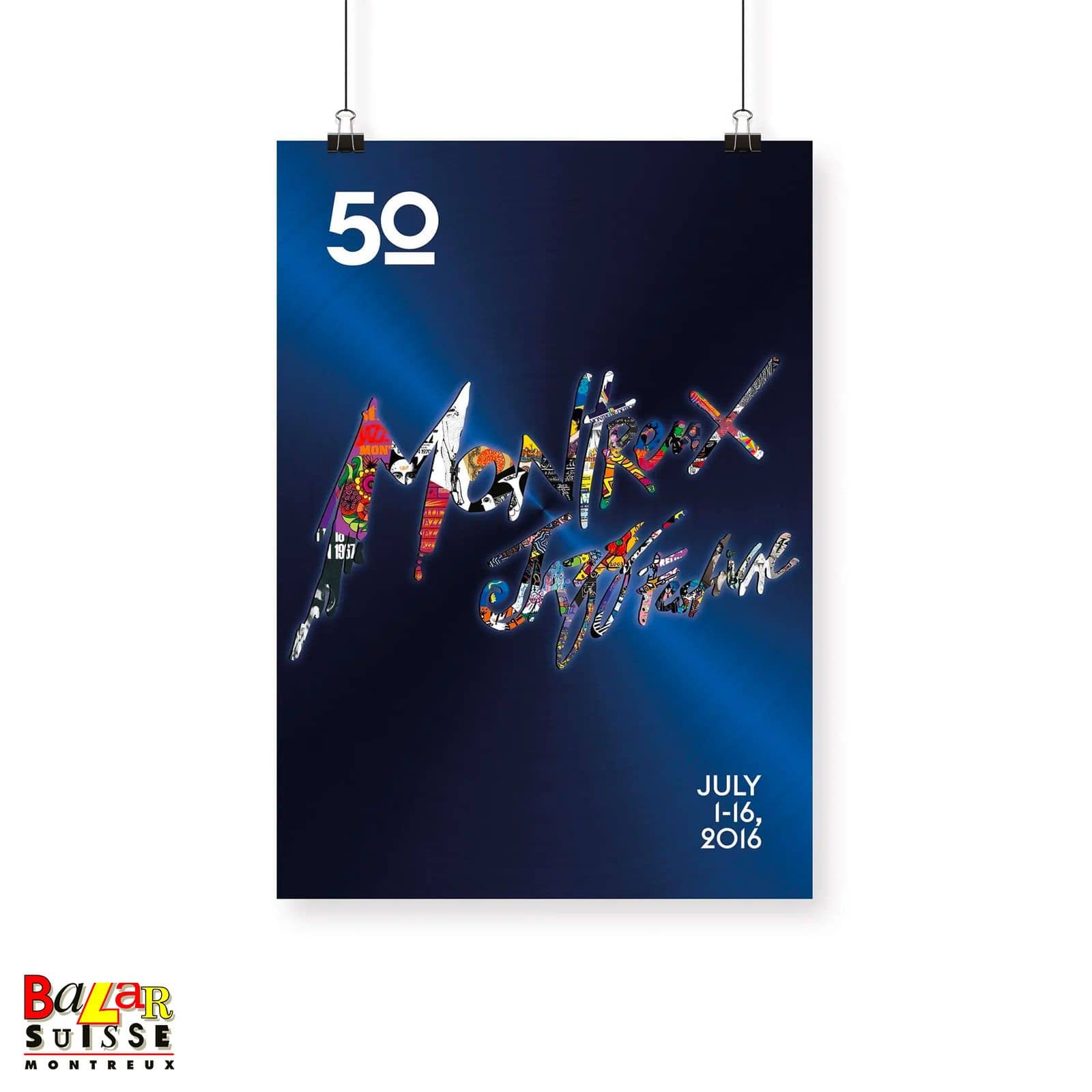 Affiche Montreux Jazz Festival 2016 - Giovanni Riva