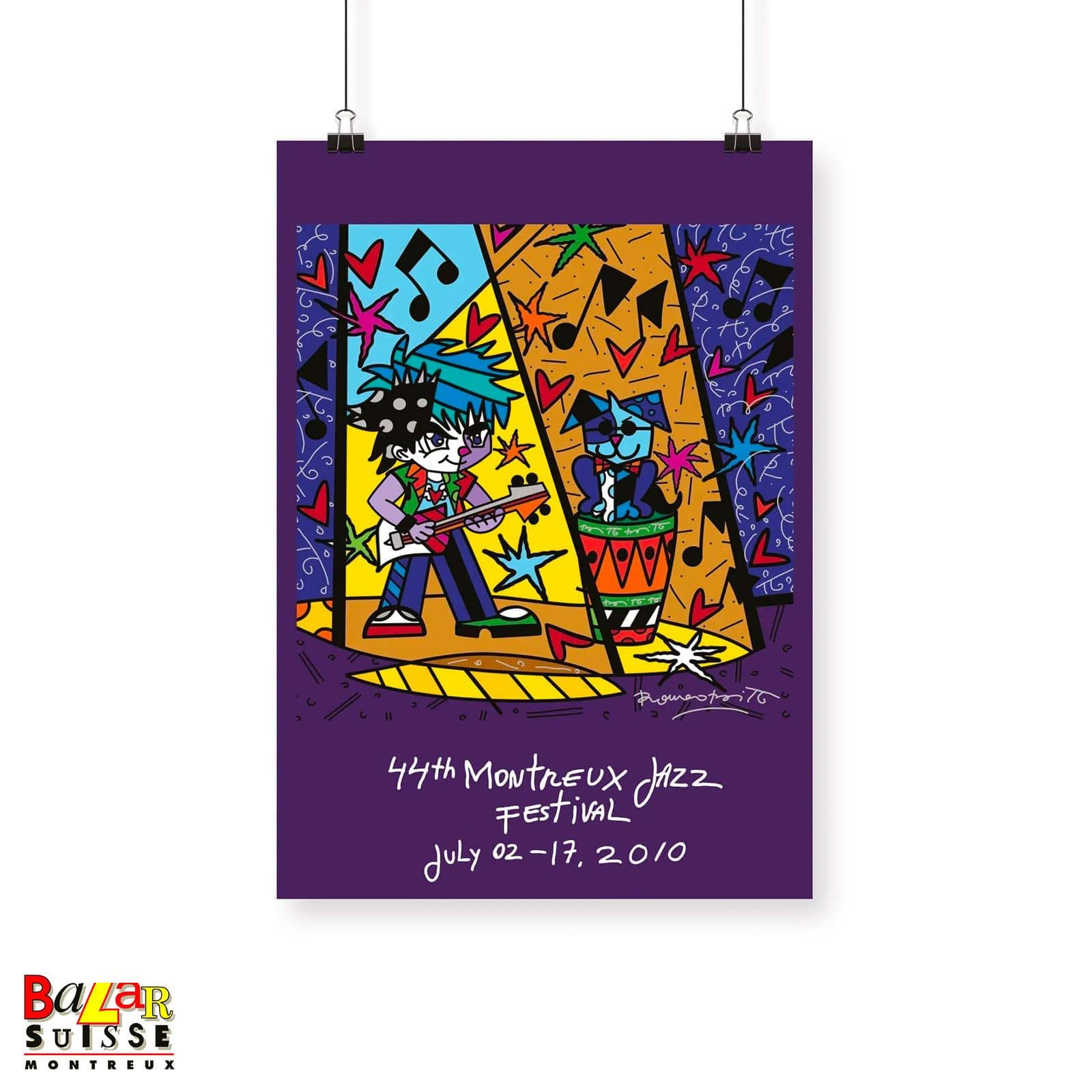 Affiche Montreux Jazz Festival 2010 - Romero Britto