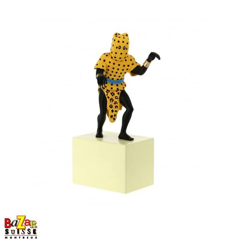 Statuette homme-léopard - Tintin Musée imaginaire