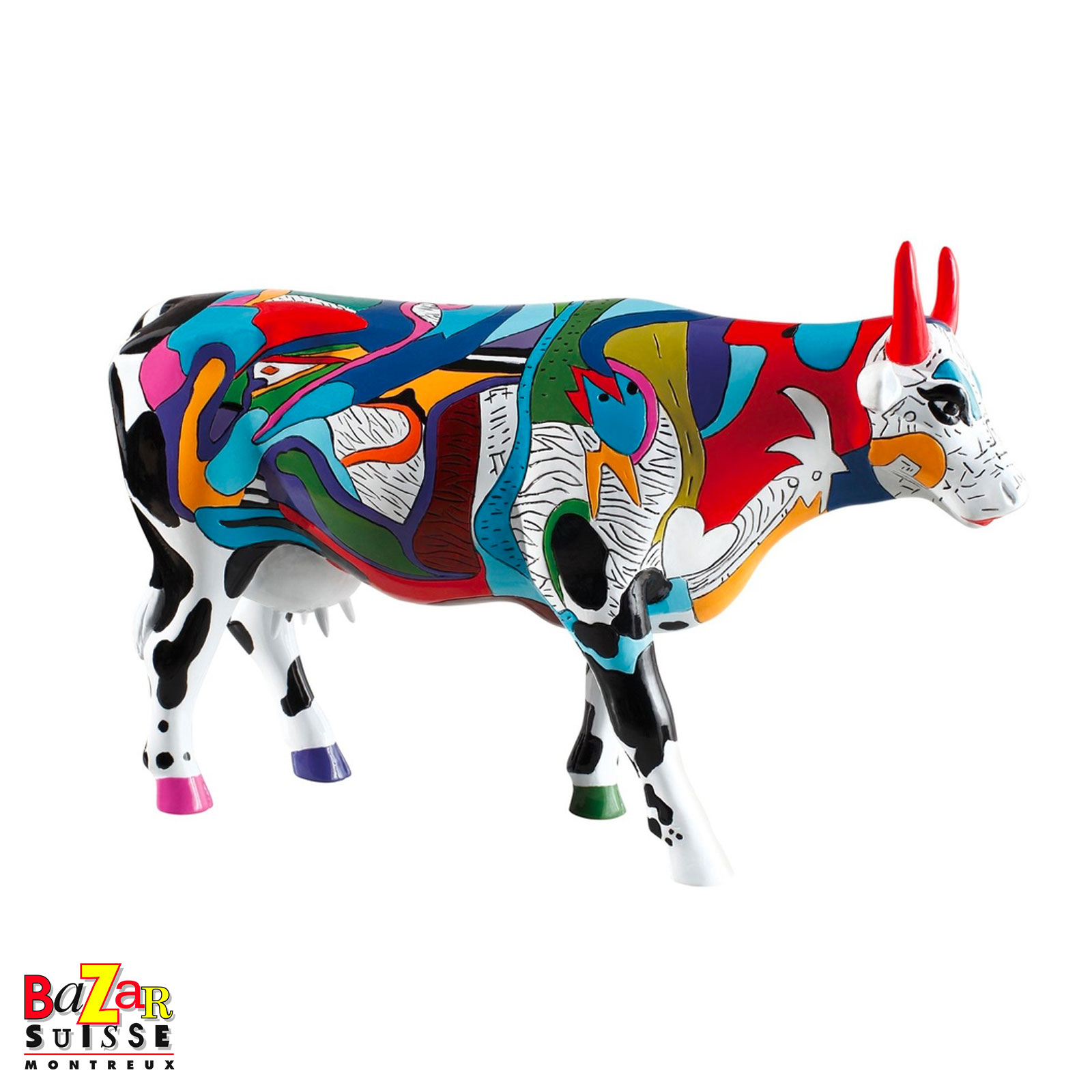 Vache Ziv’s Udderly Cool Cow - CowParade - 30 x 9 x 20 cm