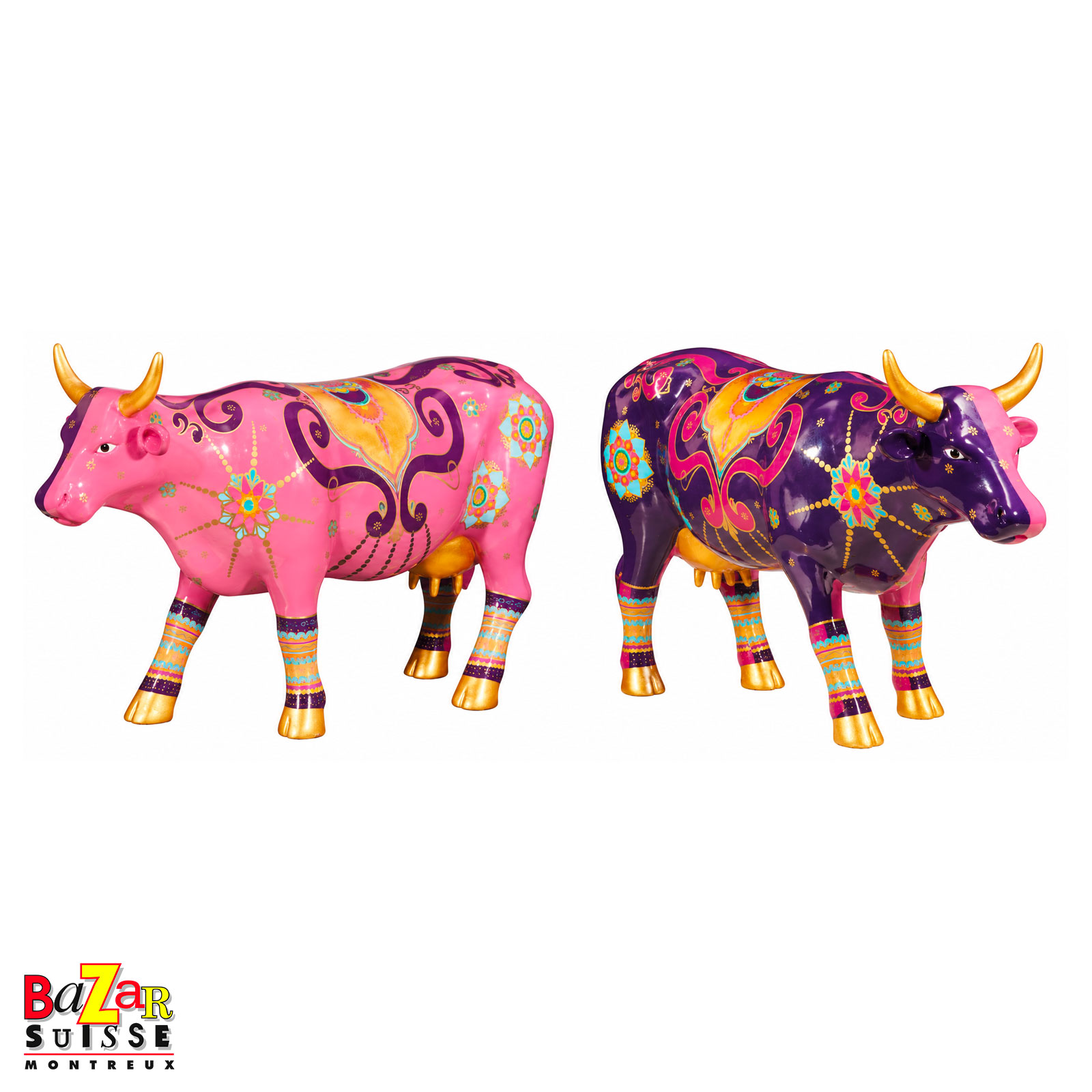 Vache New Delhi - CowParade - 30 x 9 x 20 cm