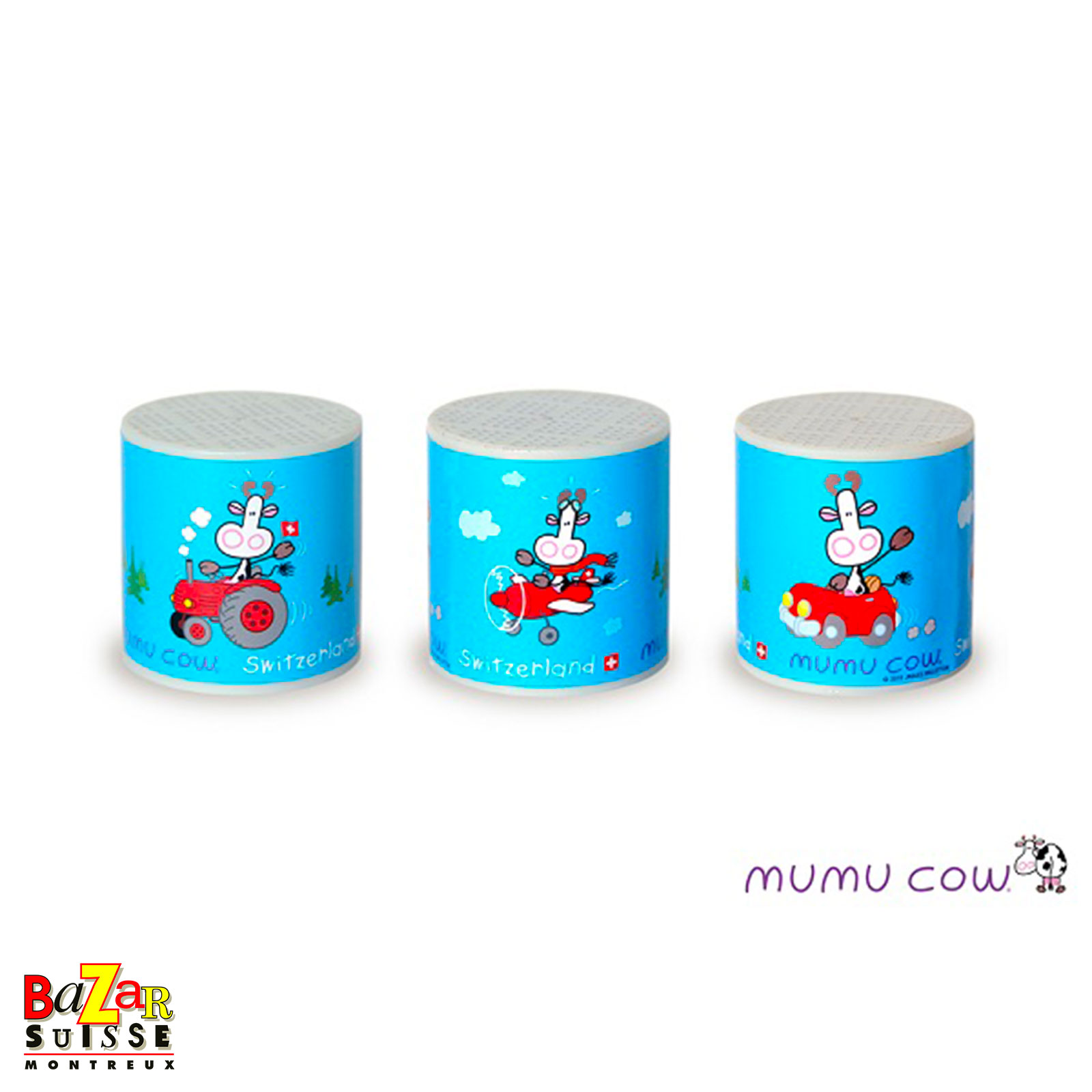 Boîte à meuh Mumu Cow - bleue