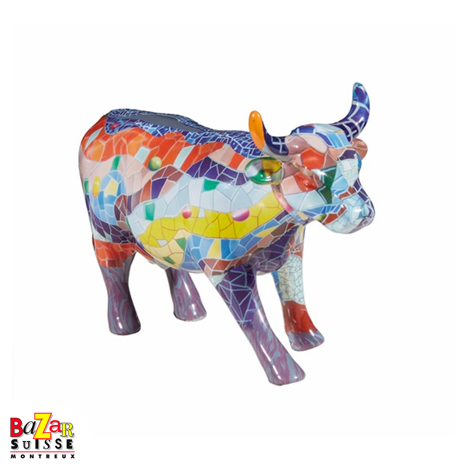 Vache Barcelona - CowParade - 16 x 5 x 11 cm