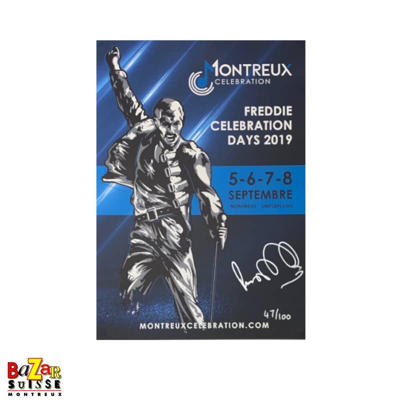 Affiche Montreux Celebration 2019 - signée par Peter Freestone