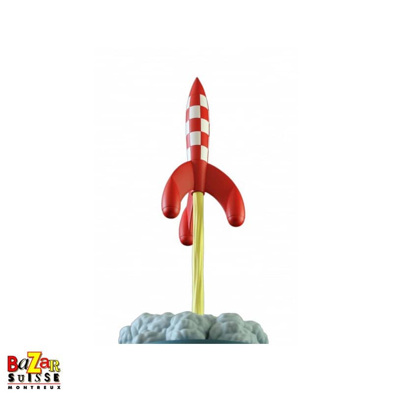 Figurine fusée de Tournesol au décollage - Tintin Icônes