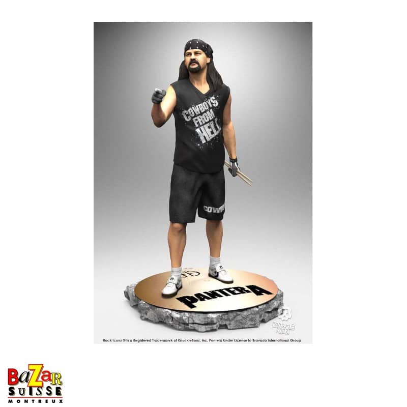 Figurine Vinnie Paul - Pantera - Rock Iconz Knucklebonz