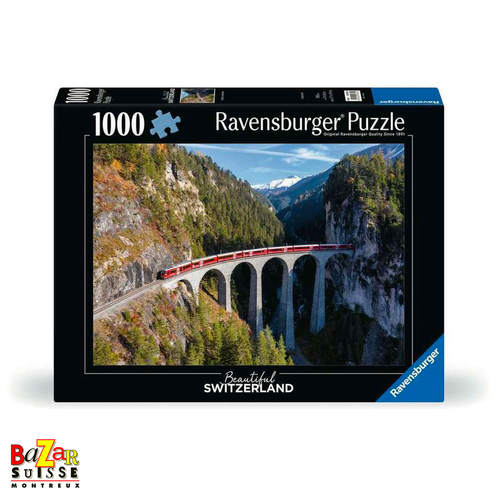 Puzzle Viaduc - Ravensburger - 1000 pièces