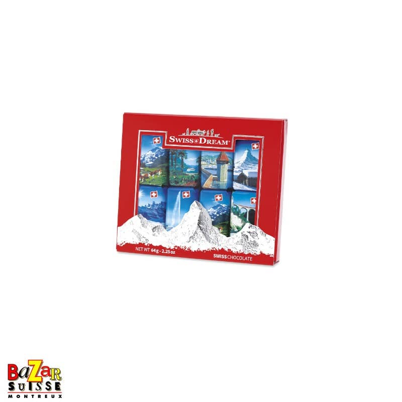 Chocolats Swiss Dream - 16 napolitains - 64 g