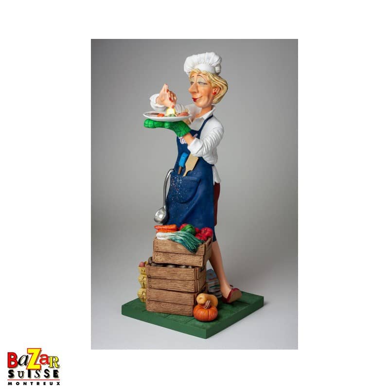 Figurine La cheffe cuisinière - Forchino