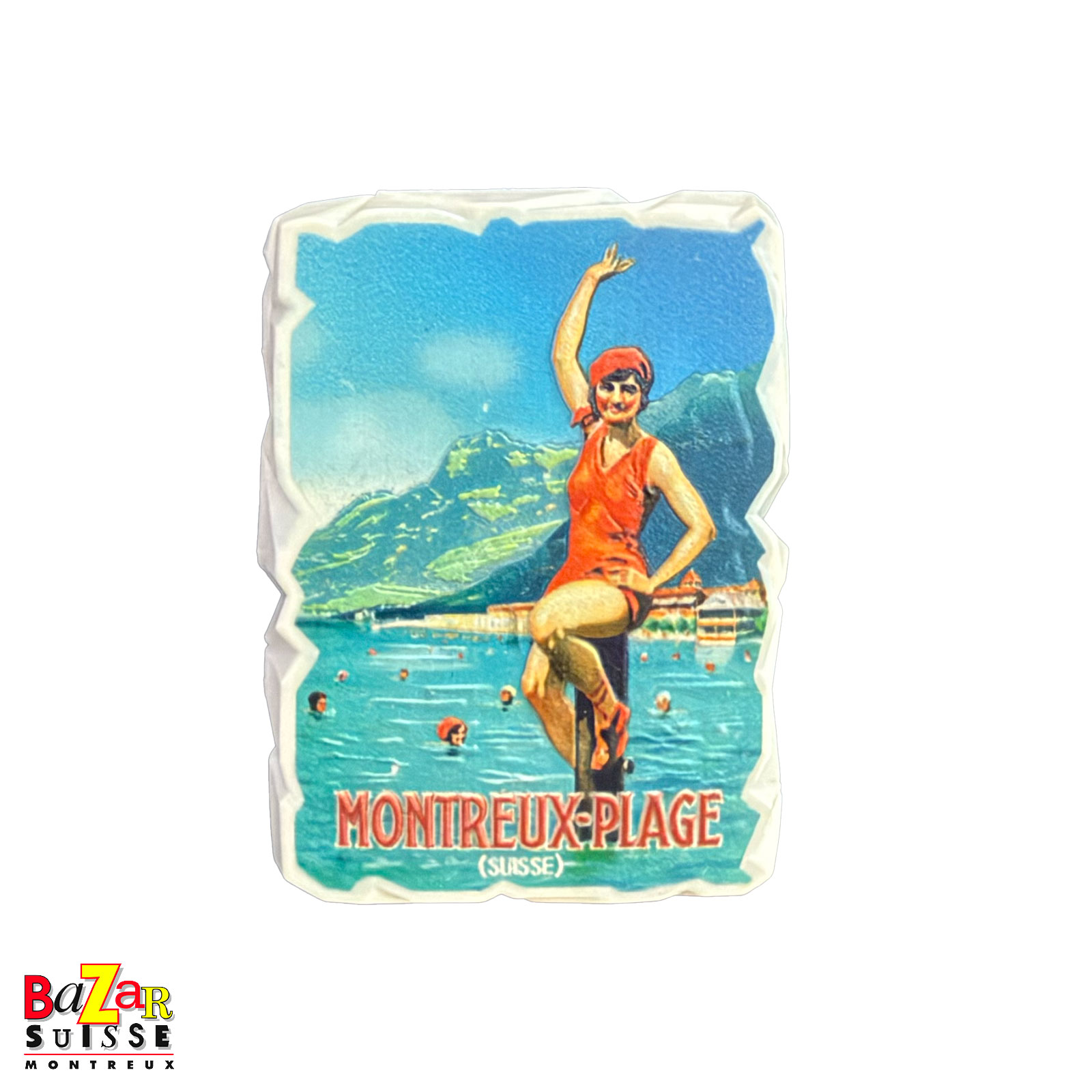 Aimant Montreux-Plage - bordure irrégulière