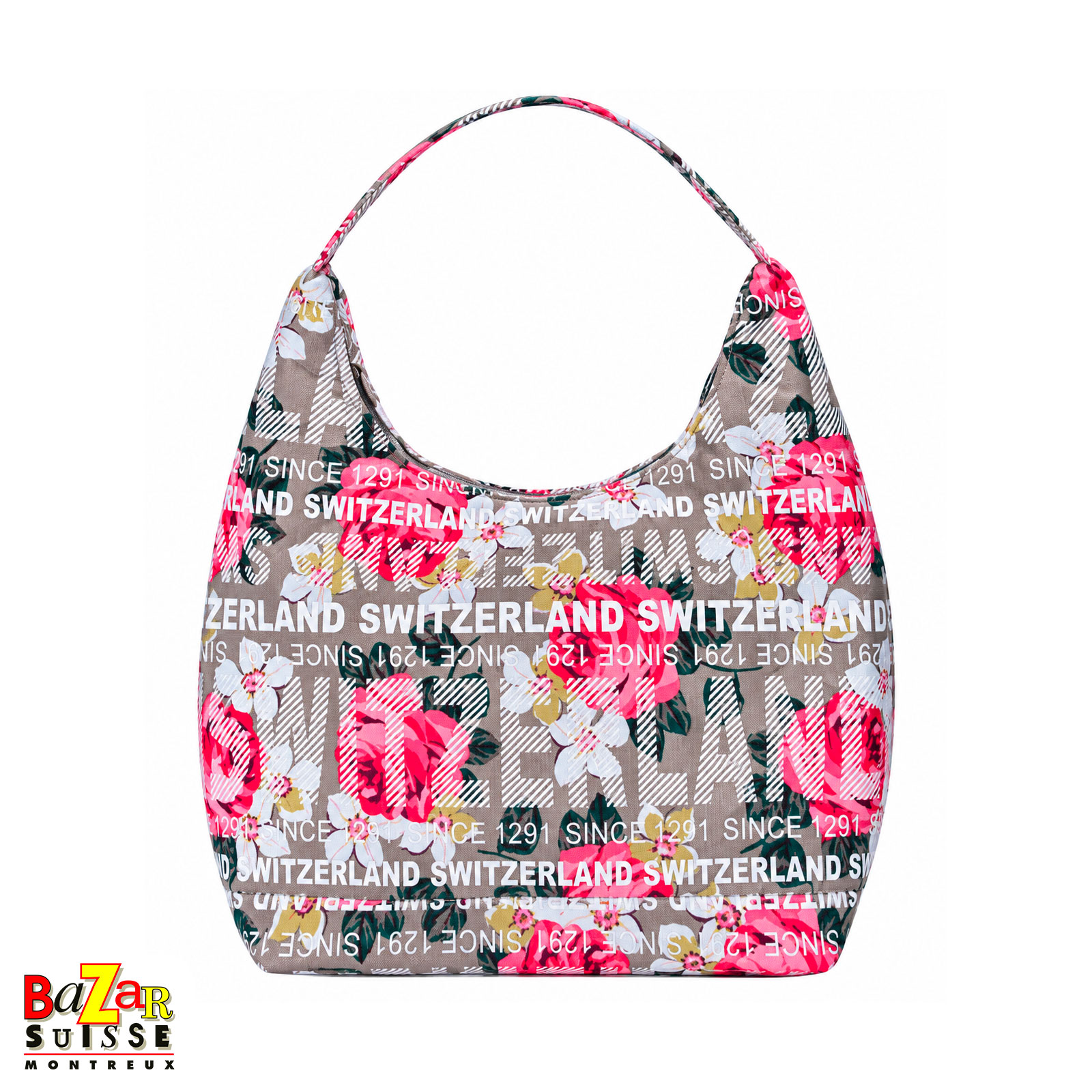Sac porté épaule Robin Ruth - Switzerland floral beige