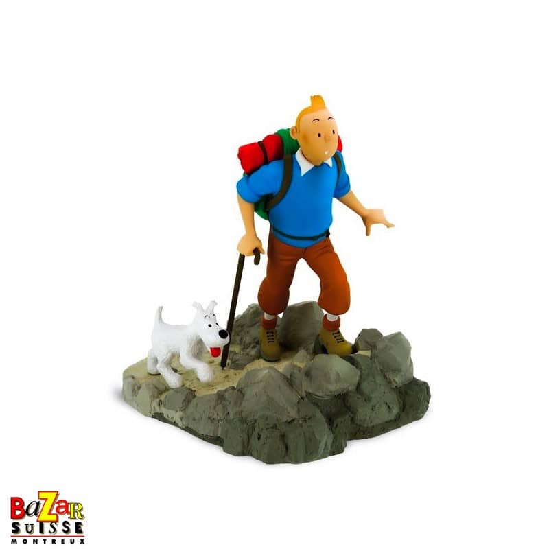 Figurine Tintin randonneur - Les Classiques Tintin