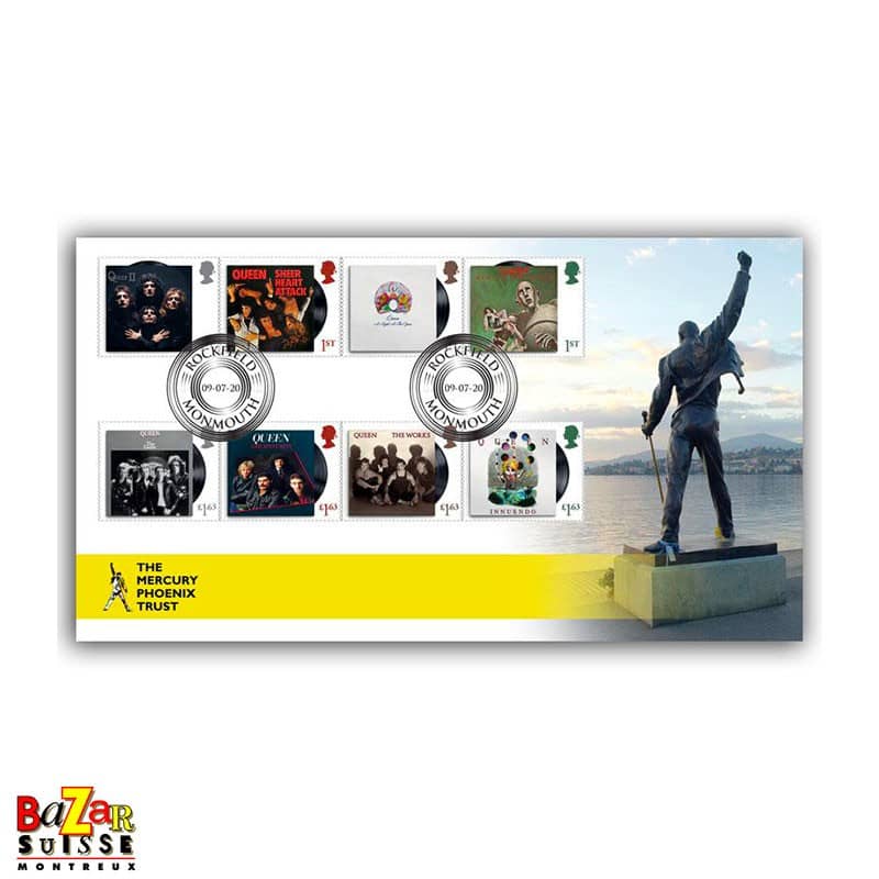 Timbres A Tribute to Queen - enveloppe Premier Jour