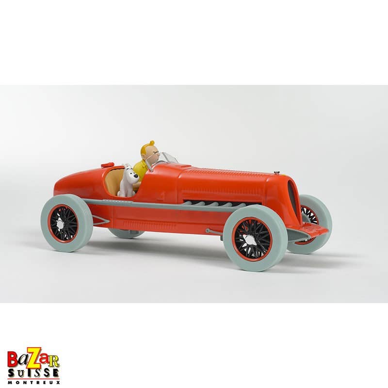 Voiture miniature Tintin - bolide rouge des Cigares du Pharaon - 1:24