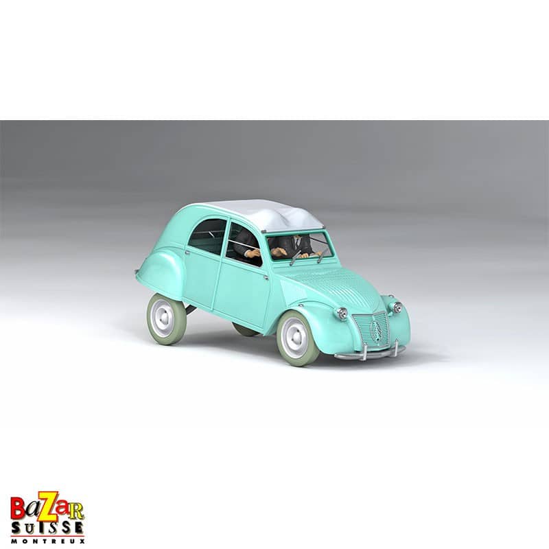 Voiture miniature Tintin - Citroën 2CV des Dupondt - 1:24