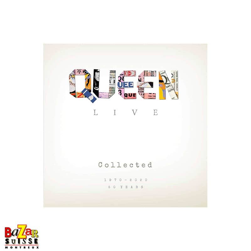 Livre Queen Live Collected 1970-2020 50 Years