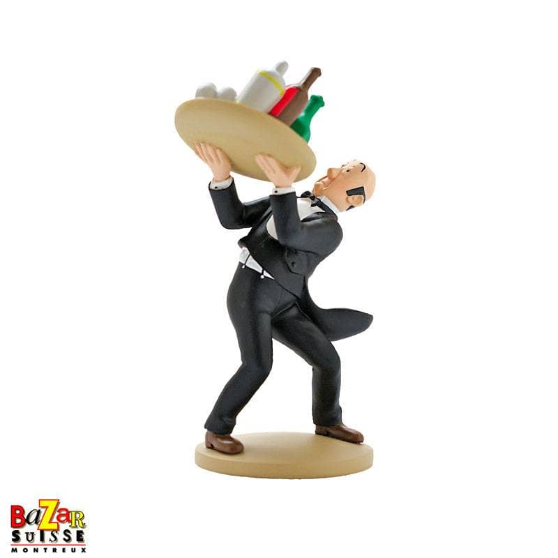 Figurine Nestor majordome - Résine, 15 cm