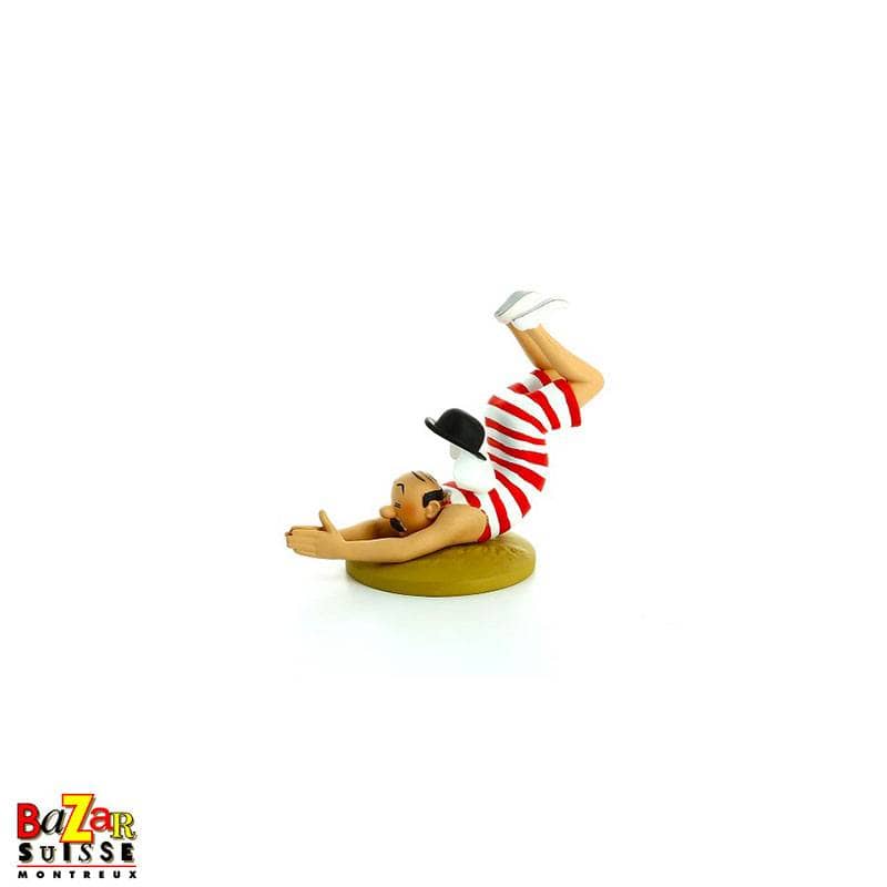 Figurine Dupont en maillot de bain - Résine, 8,5 cm