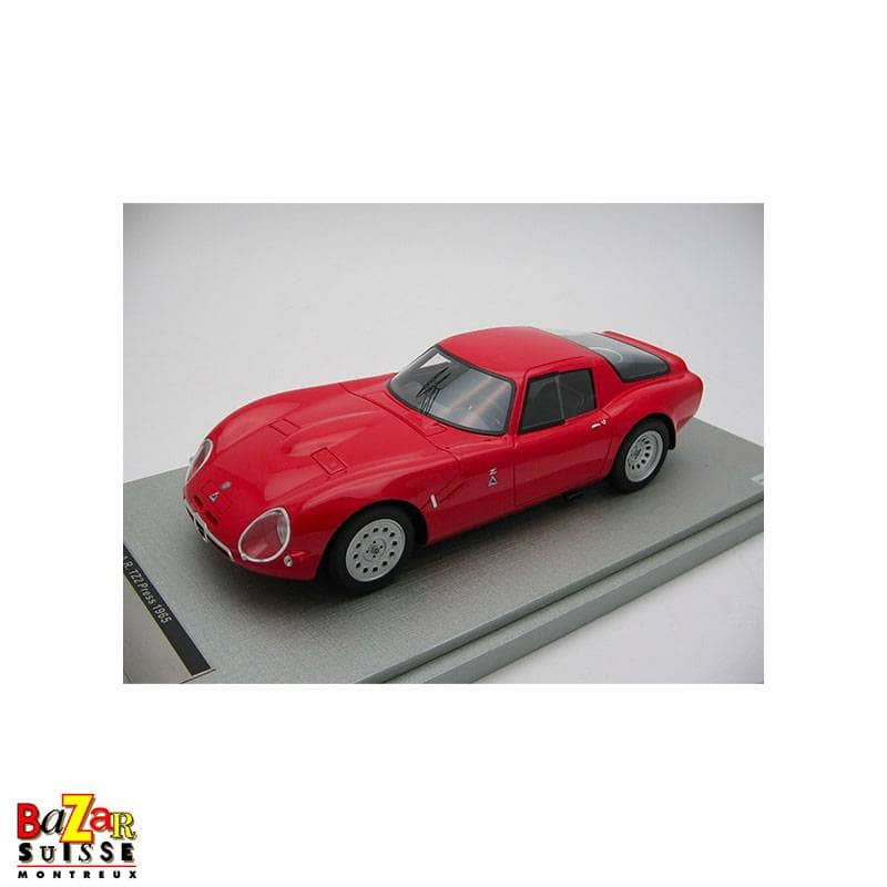 Alfa Romeo TZ2 Press rouge Alfa 1965 - Tecnomodel 1:18