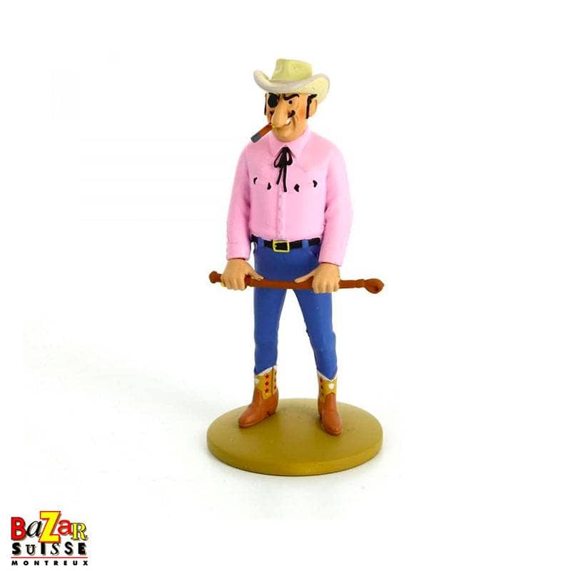 Figurine Rastapopoulos avec une cravache - Résine, 13 cm