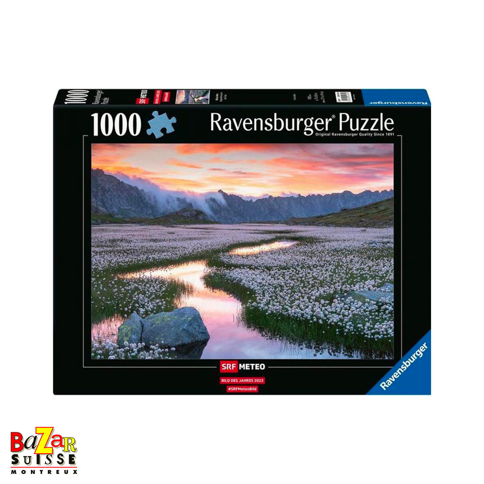 Puzzle Ambiance matinale au Tessin - Ravensburger, 1 000 pièces