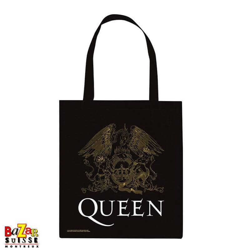 Tote bag Queen Crest - noir