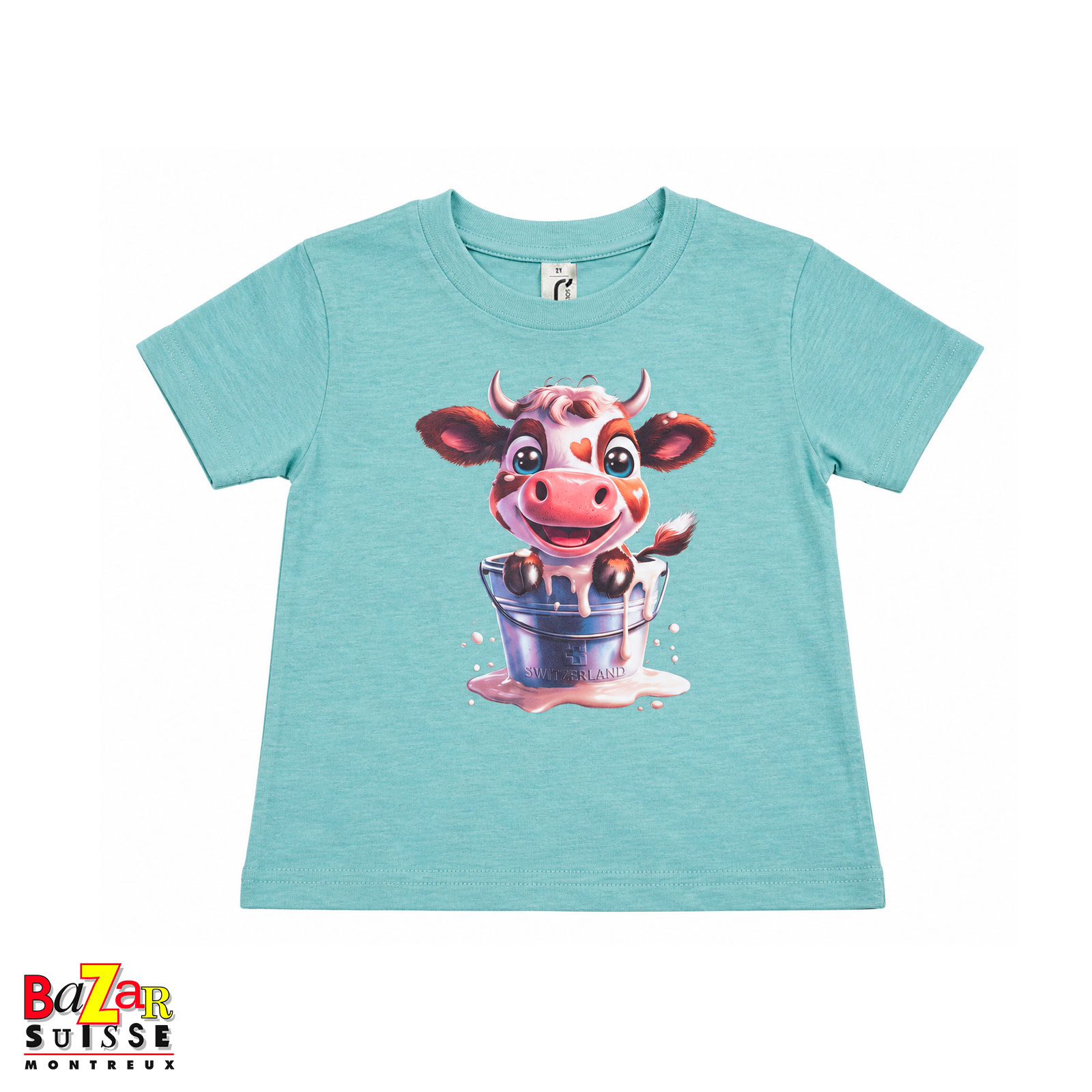T-shirt enfant vache suisse